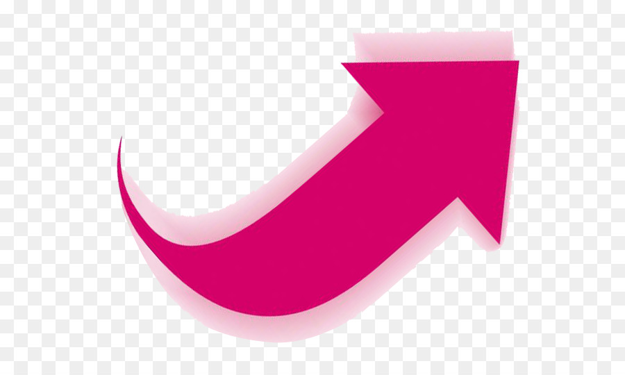 Pink M Font - curved arrow png download - 710*534 - Free Transparent Pink M png Download.