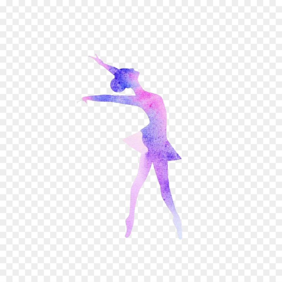 Ballet Dancer Balerin - Watercolor purple elegant ballet dancers png download - 2020*2010 - Free Transparent Ballet png Download.