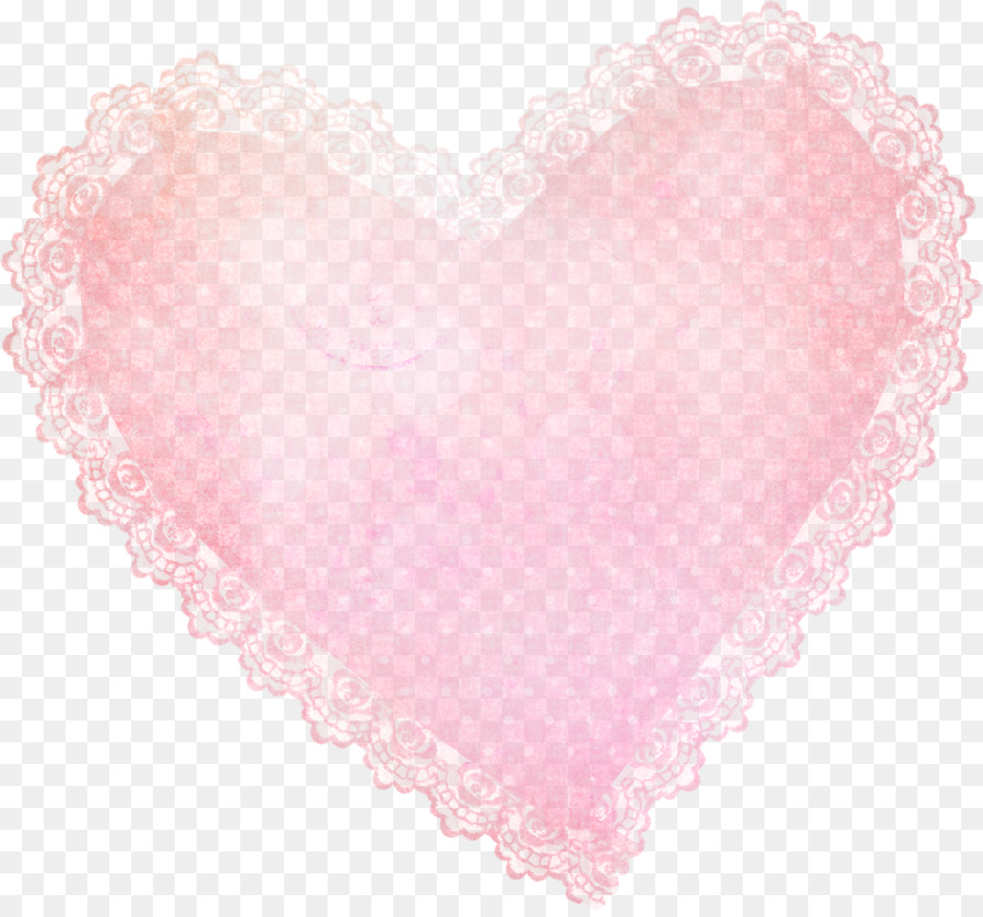 Pink Heart Icon - Pink Lace Heart png download - 2673*2478 - Free Transparent Pink png Download.