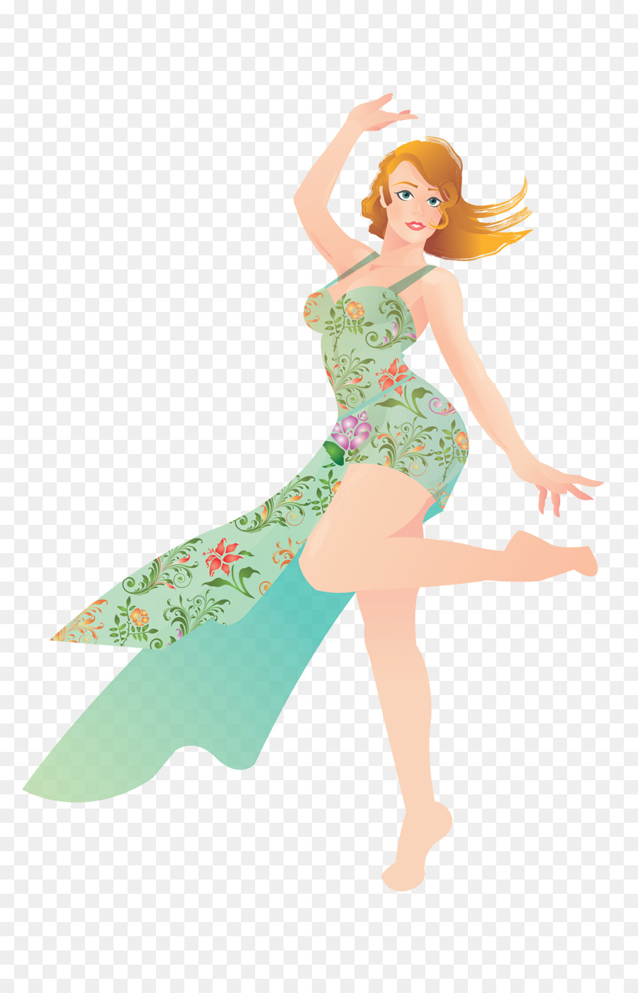 Pin-up girl Illustration Fairy Barbie Fashion - bolillo pattern png download - 1400*2164 - Free Transparent Pinup Girl png Download.