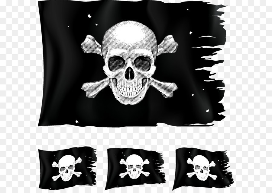 Jolly Roger Piracy Clip art - Pirate flag png download - 1300*1264 - Free Transparent Jolly Roger ai,png Download.