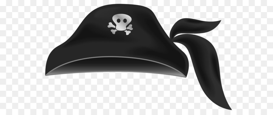 Hat Piracy Tricorne Clip art - Black Pirate Hat Clipart png download - 5204*3036 - Free Transparent Hat png Download.