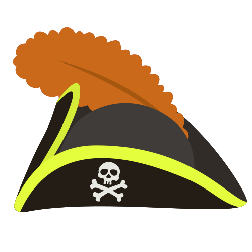 Hat Piracy u9ab7u9ac5 Icon - Pirate hat png download - 500*500 - Free ...