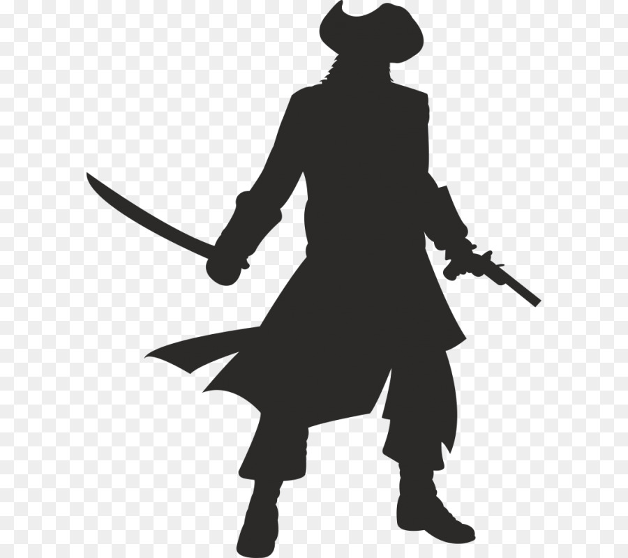 Piracy Captain Hook Silhouette Clip art - Silhouette png download - 800*800 - Free Transparent Piracy png Download.