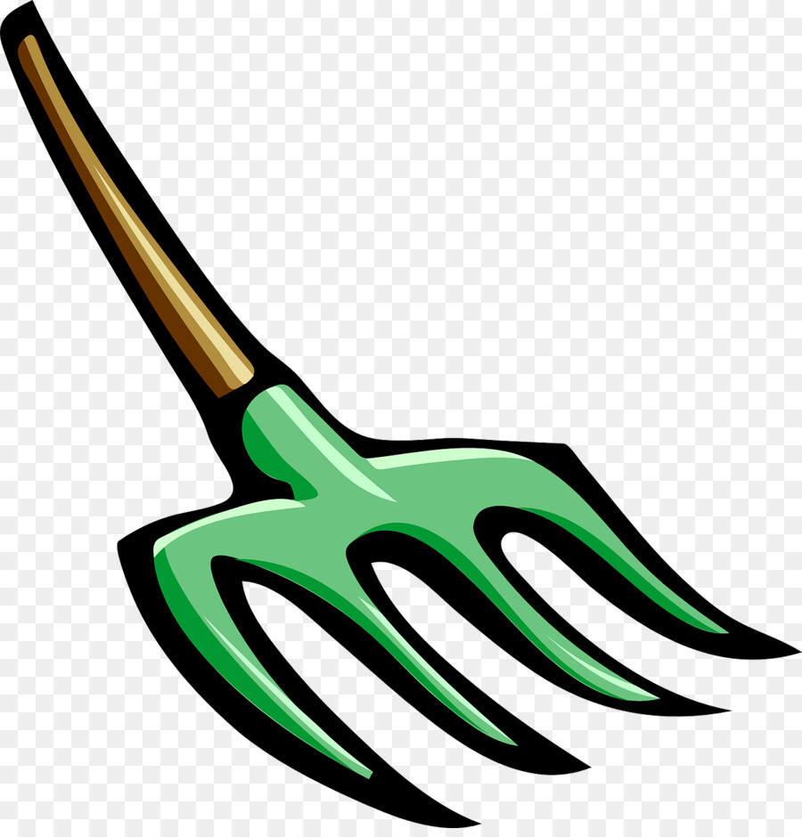 Pitchfork Clip art - Green fork png download - 1239*1280 - Free Transparent Pitchfork png Download.