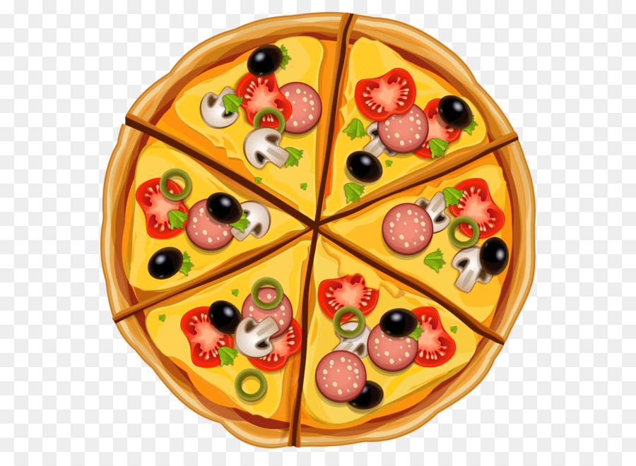Pizza Fast food Italian cuisine Clip art - Pizza Clip Art png download - 4000*4011 - Free Transparent  Pizza png Download.