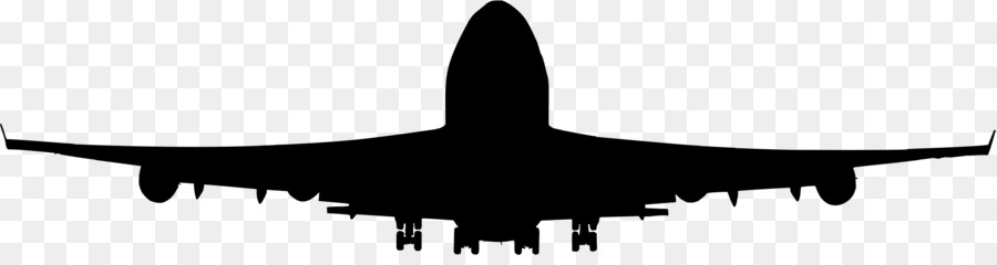 Airplane Aircraft Silhouette Clip art - airplane png download - 2296*590 - Free Transparent Airplane png Download.