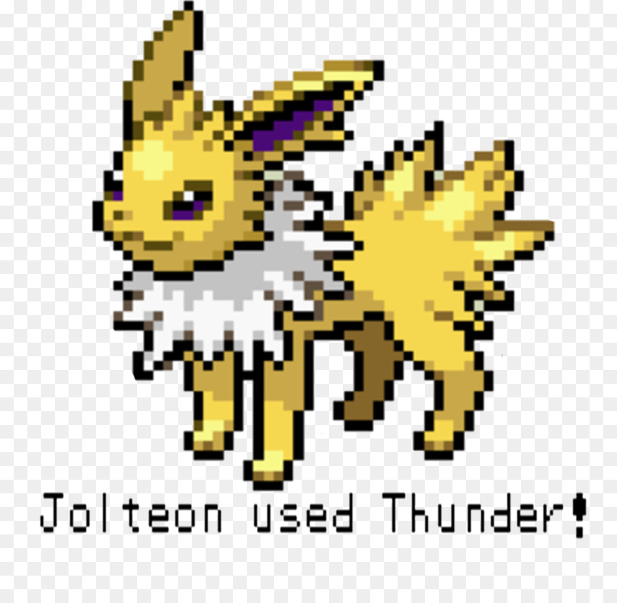 Pokémon HeartGold and SoulSilver GIF Sprite Pokémon Red and Blue Jolteon - sprite png download - 912*876 - Free Transparent Sprite png Download.