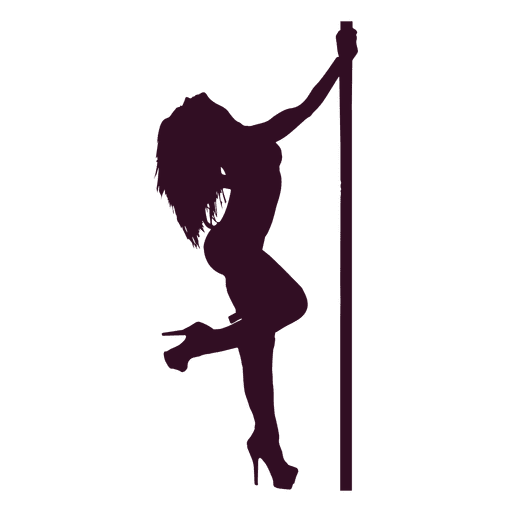 Silhouette Pole dance Poster Performing arts - Silhouette png download ...