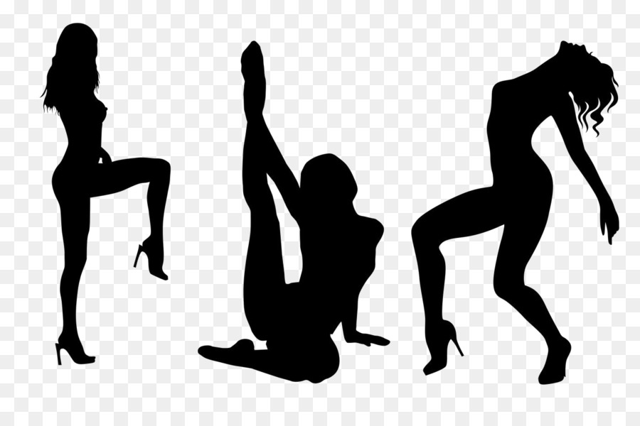 Silhouette Pole dance - Silhouette png download - 1400*933 - Free Transparent  png Download.