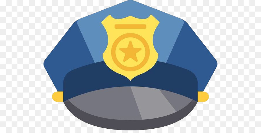 Police officer Hat Peaked cap Clip art - Simply painted police hat png download - 600*451 - Free Transparent Police png Download.