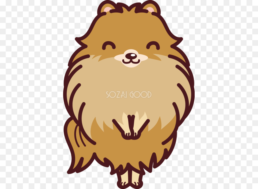 Illustration Pomeranian Clip art Bowing Image - Dog illust png download - 459*660 - Free Transparent Pomeranian png Download.