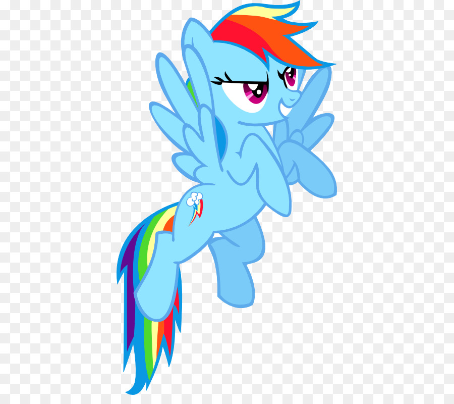 Rainbow Dash Rarity Applejack Pinkie Pie Pony - Rainbow Dash Flying Transparent PNG png download - 437*782 - Free Transparent  png Download.