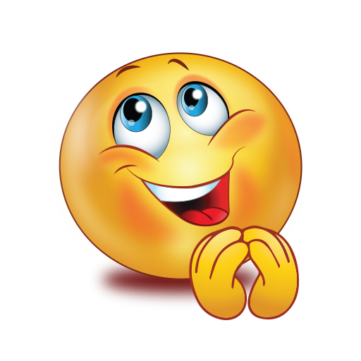 Hand Emoji Clipart Gratitude Smiley Face Praying Transparent Images ...