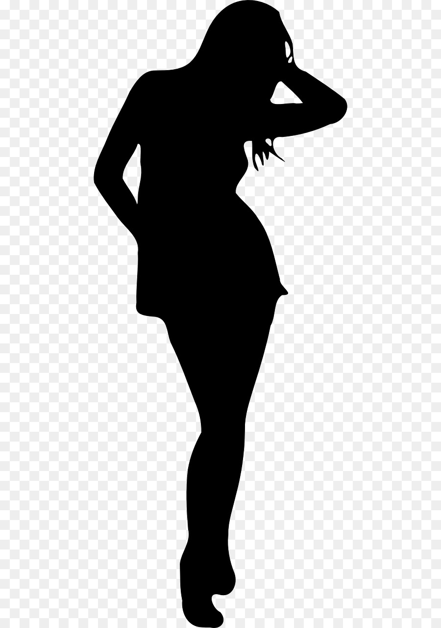 Silhouette Woman Clip art - invisible woman png download - 640*1280 - Free Transparent  png Download.