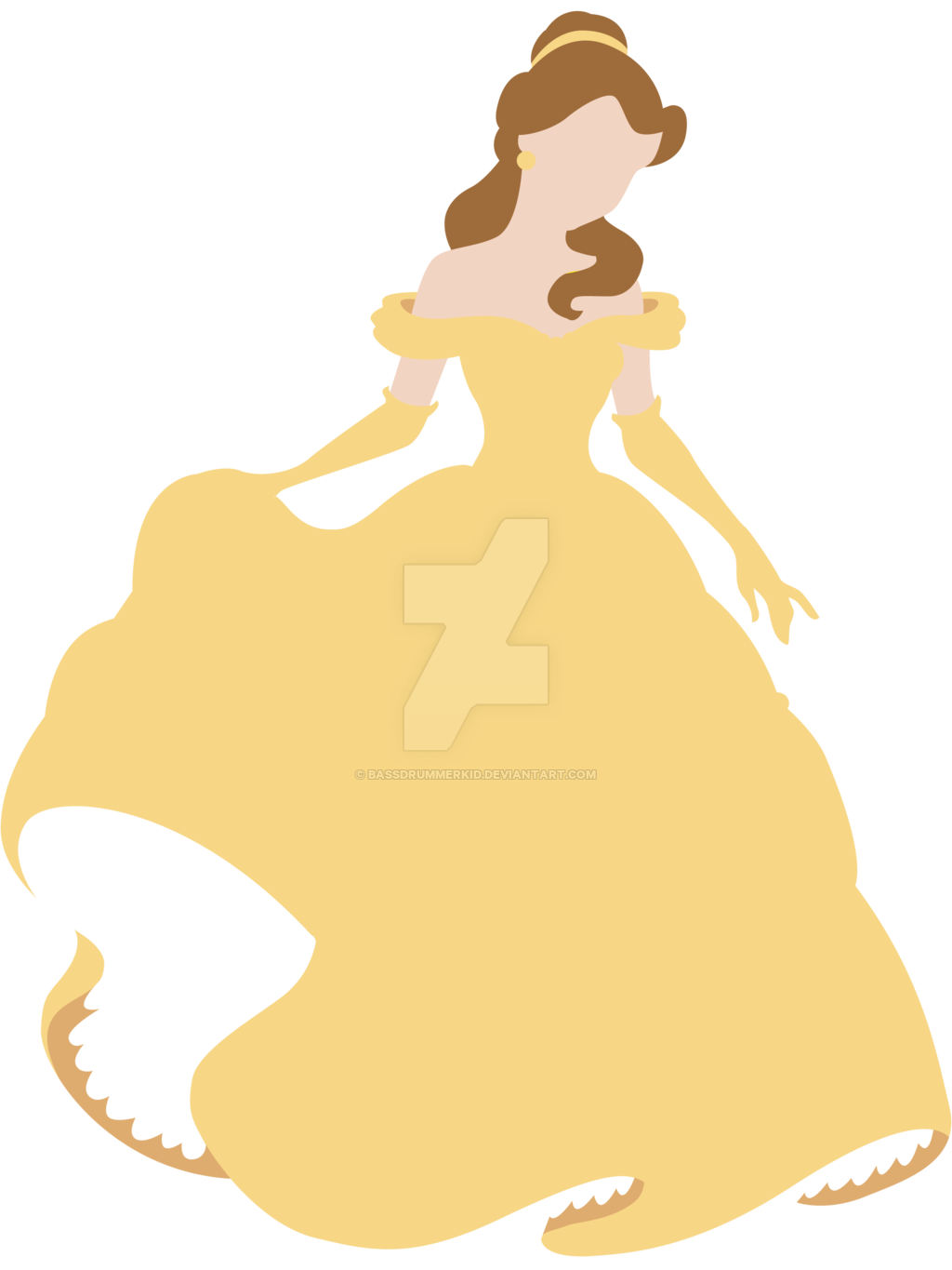 Disney Princess Silhouettes Belle 