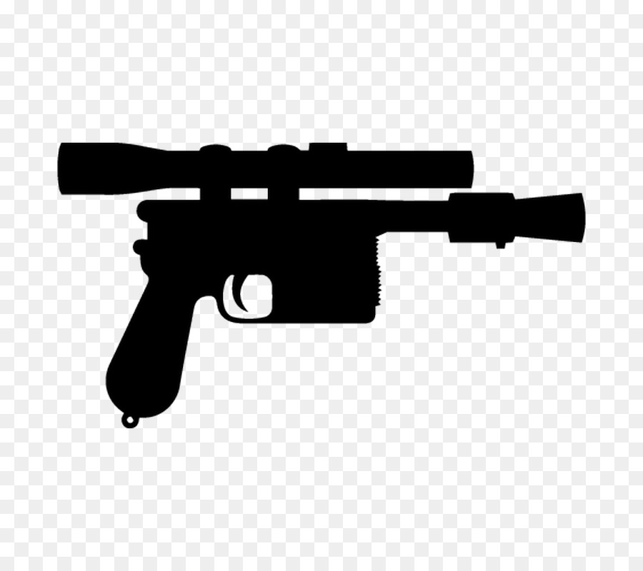 Han Solo Blaster Sticker Decal Firearm - others png download - 800*800 - Free Transparent  png Download.