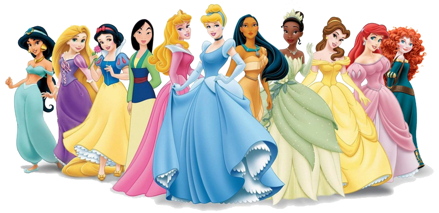 Belle Princess Aurora Ariel Princess Jasmine Fa Mulan - Princess ...