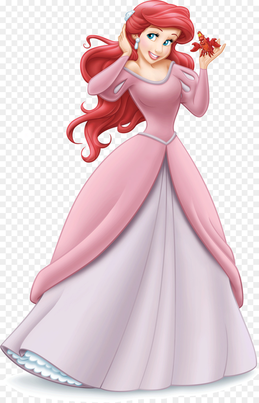 Ariel Disney Princess: Magical Jewels Snow White Cinderella King Triton - Beautiful pretty pink princess png download - 1225*1904 - Free Transparent  png Download.