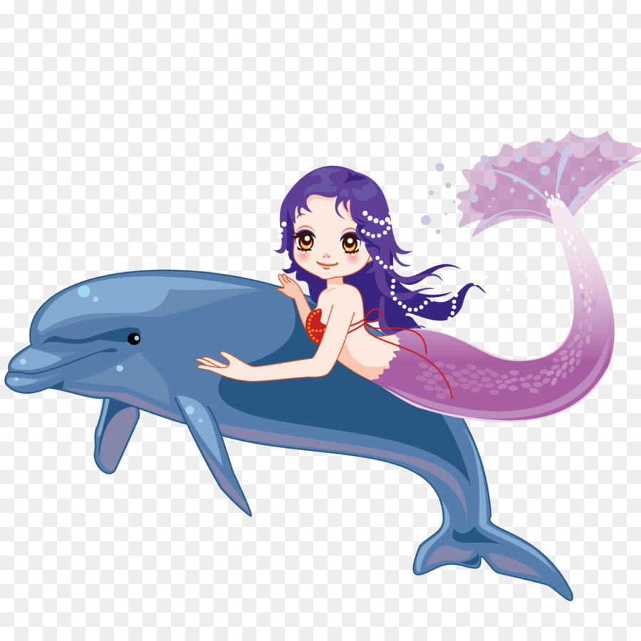 The Little Mermaid - Mermaid and dolphin png download - 1500*1500 - Free Transparent Little Mermaid png Download.