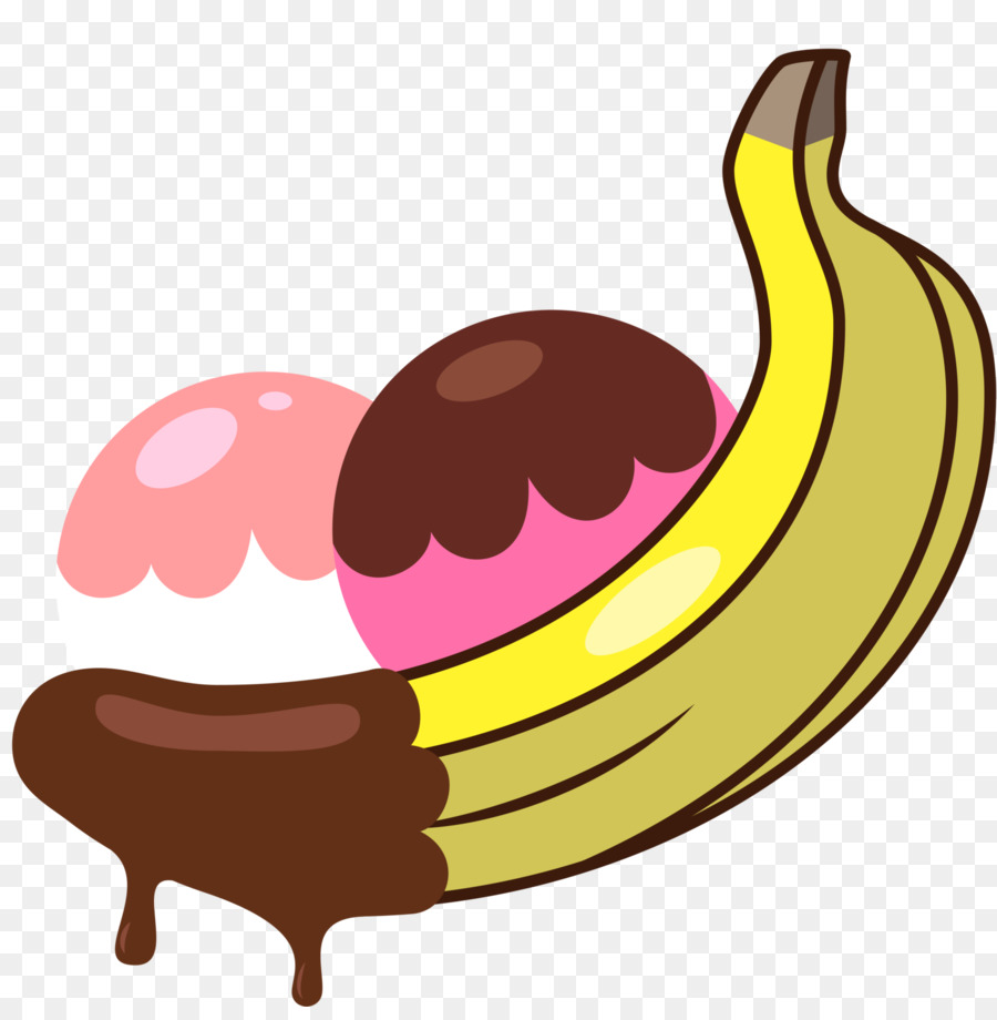 Banana split Sundae Ice Cream Cones - banana png download - 1600*1615 - Free Transparent Banana Split png Download.