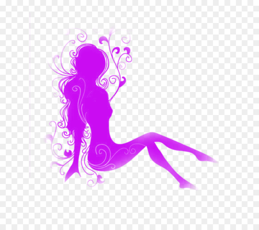 Brush Drawing Illustration - Purple Flower Fairy png download - 750*800 - Free Transparent Brush png Download.