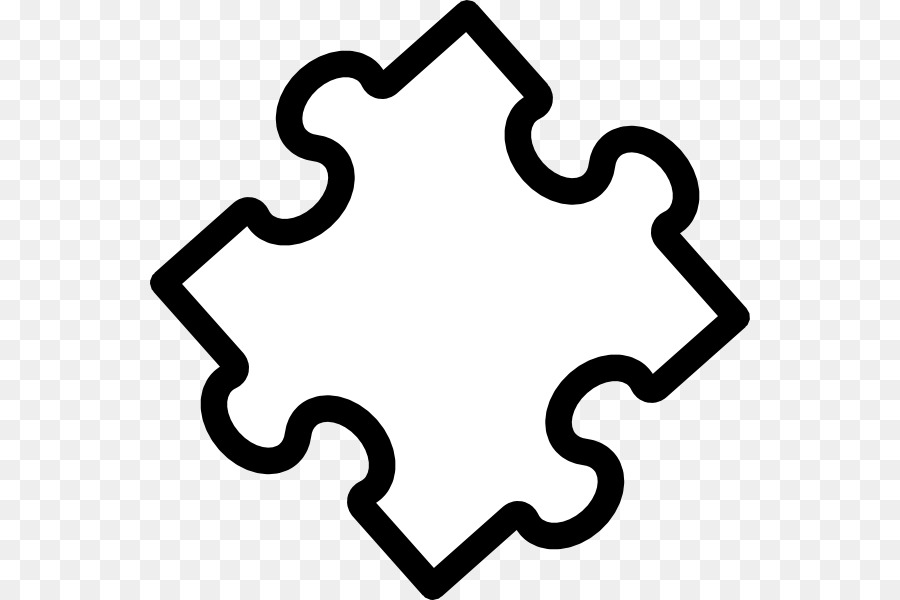 Jigsaw Puzzles Coloring book Clip art - Puzzle Pieces Outline png download - 600*600 - Free Transparent Jigsaw Puzzles png Download.