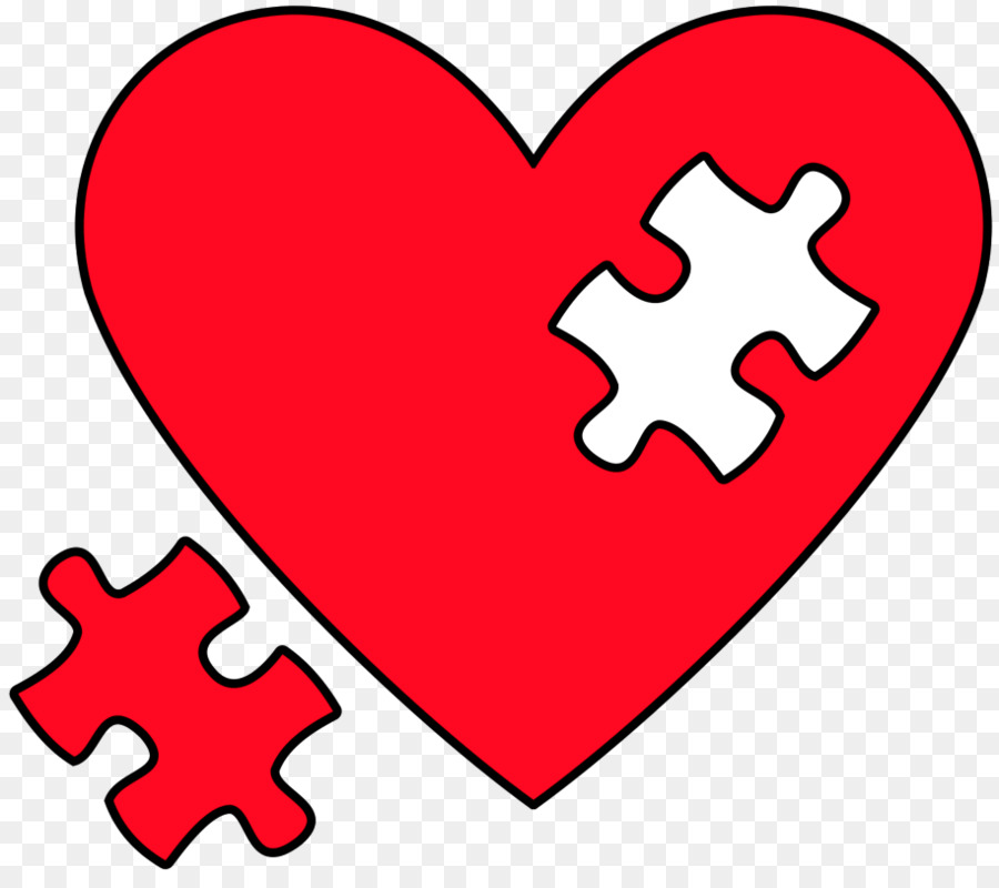 Jigsaw Puzzles Clip art Image Heart - heart puzzle piece png download - 914*805 - Free Transparent  png Download.