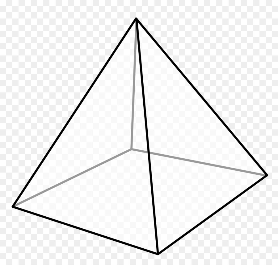 Square pyramid Shape Edge Triangle - pyramid png download - 1073*1024 - Free Transparent Square Pyramid png Download.