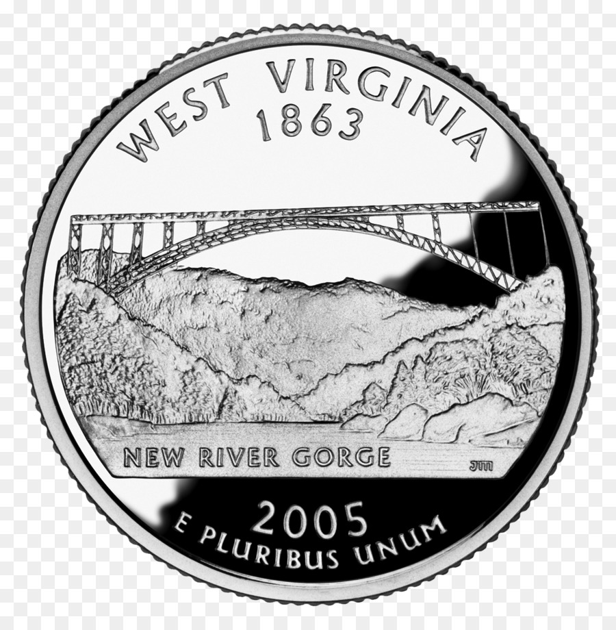 New River Gorge Bridge 50 State Quarters United States Mint Coin - quarter png download - 1167*1189 - Free Transparent New River Gorge Bridge png Download.