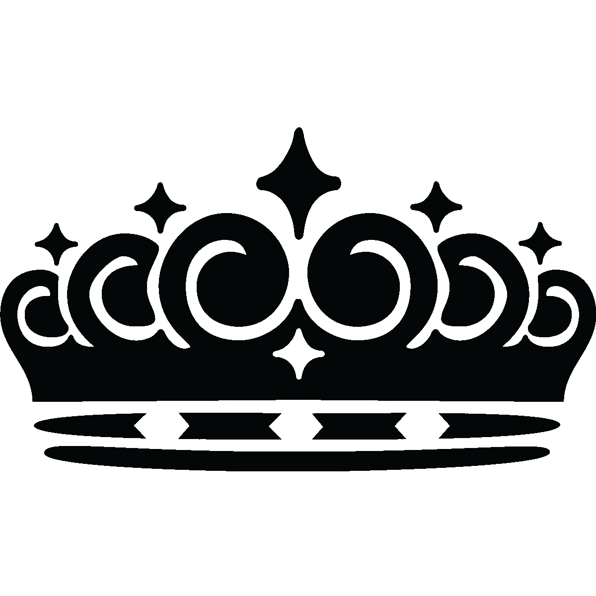 Корона. Корона черно белая. Очертания короны. Корона наклейка.
