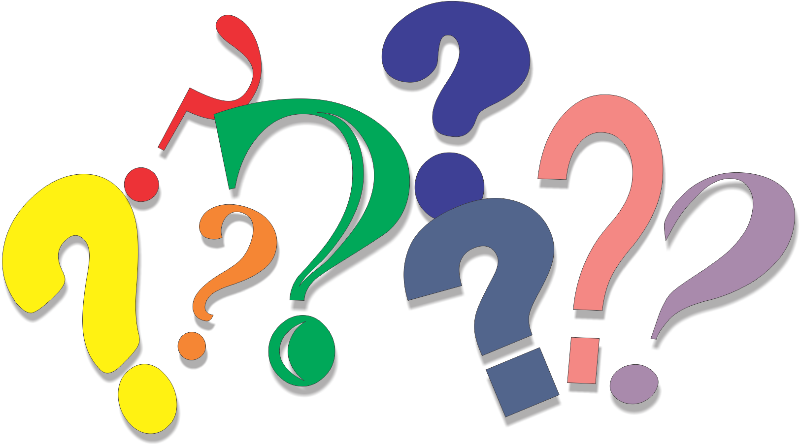 Question mark Drawing Clip art - question png download - 1626*904 ...
