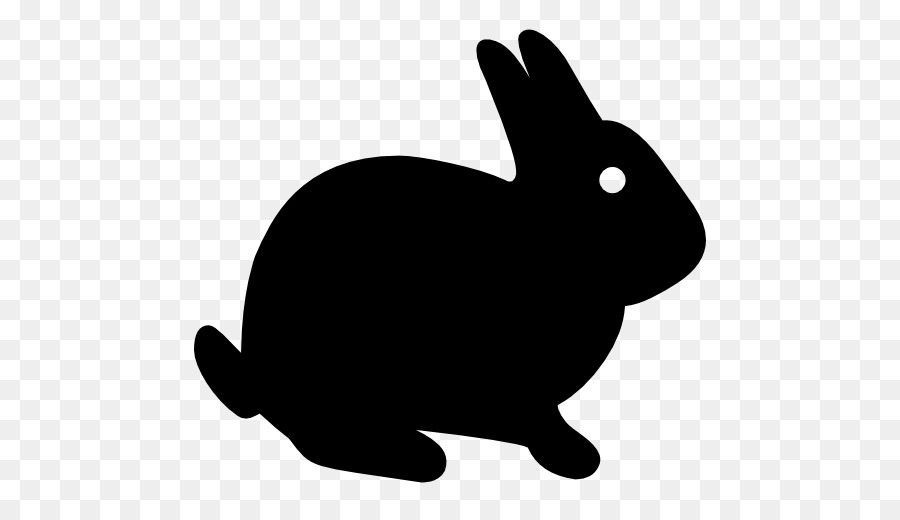 Silhouette Rabbit - Silhouette png download - 512*512 - Free Transparent  png Download.