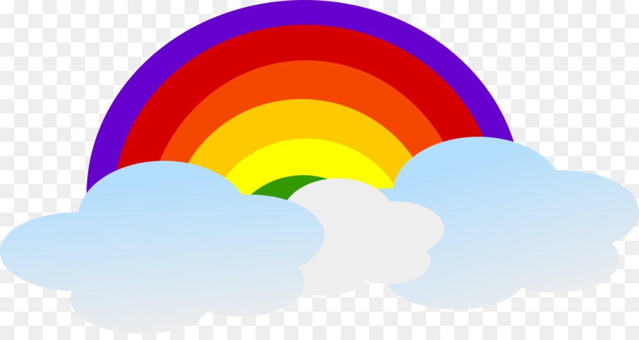 Rainbow Cloud Clip art - cloud rainbow png download - 2400*1255 - Free Transparent Rainbow png Download.