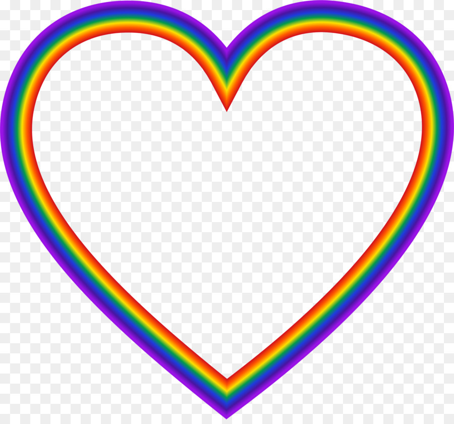 Desktop Wallpaper Rainbow Heart Clip art - rainbow clipart png download - 2350*2170 - Free Transparent  png Download.