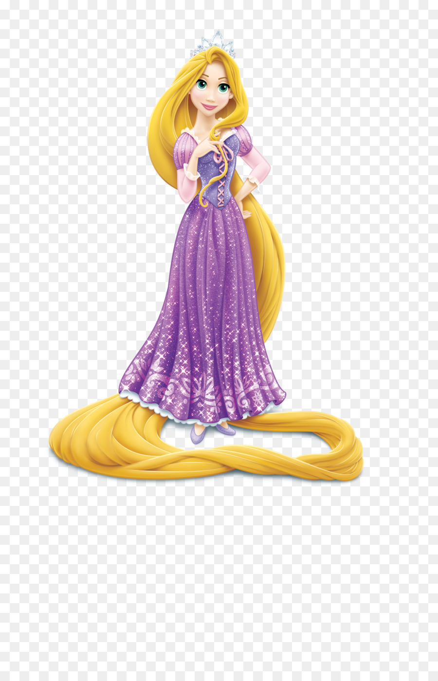 Rapunzel Ariel Disney Princess - Barbie doll png download - 3125*4850 - Free Transparent Rapunzel png Download.