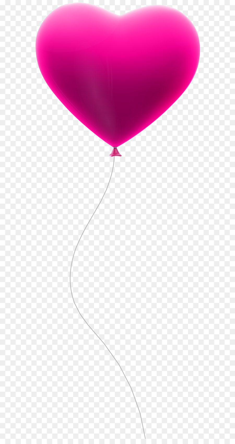Heart Red Balloon - Pink Heart Balloon Transparent Clip Art png download - 3070*8000 - Free Transparent  png Download.