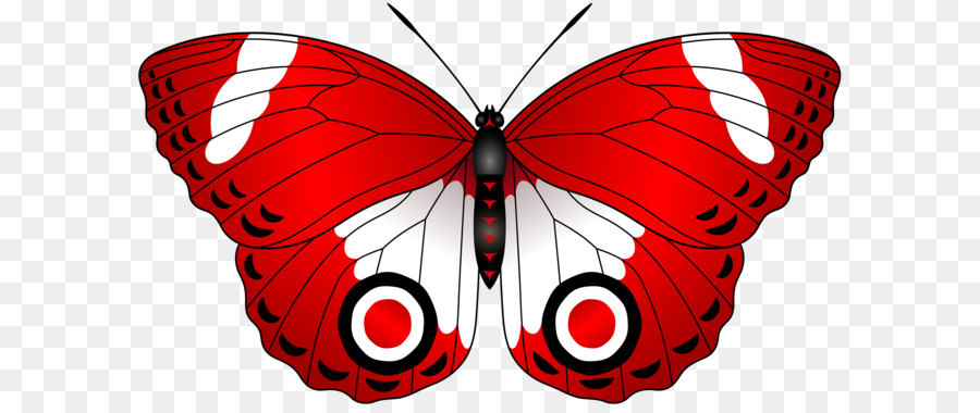 Butterfly Red Clip art - Red Butterfly Transparent Clip Art Image png download - 8000*4611 - Free Transparent Butterfly png Download.
