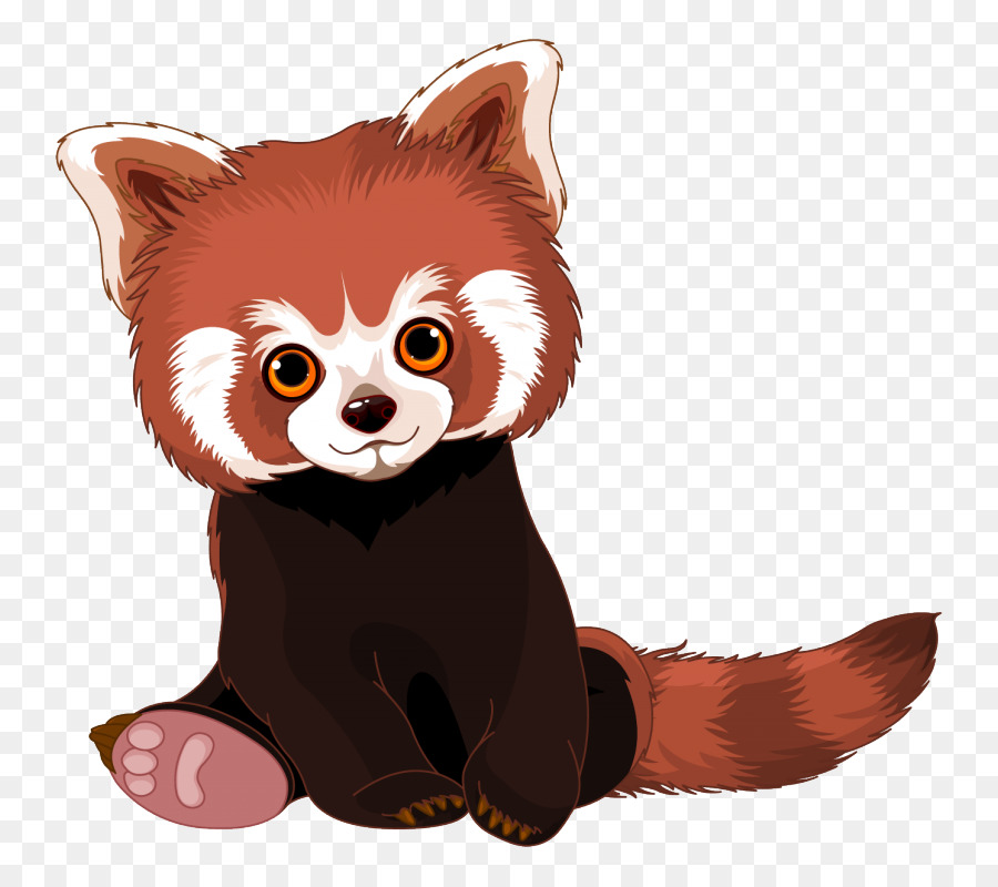 Cartoon Transparent Background Red Panda : Support us by sharing the ...