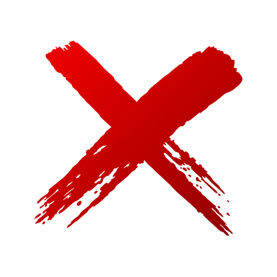 No Symbol - Red X Background - CleanPNG / KissPNG
