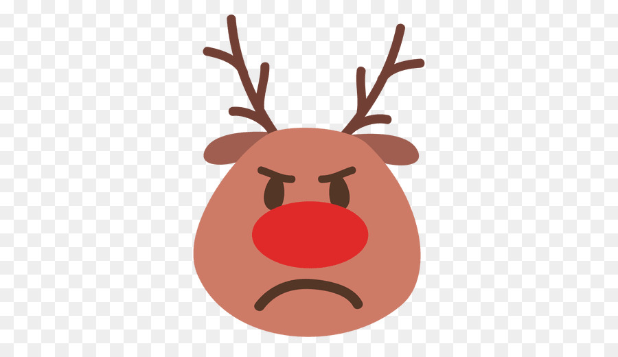 Rudolph Reindeer Santa Claus Christmas Clip art - hand-painted reindeer vector png download - 512*512 - Free Transparent Rudolph png Download.