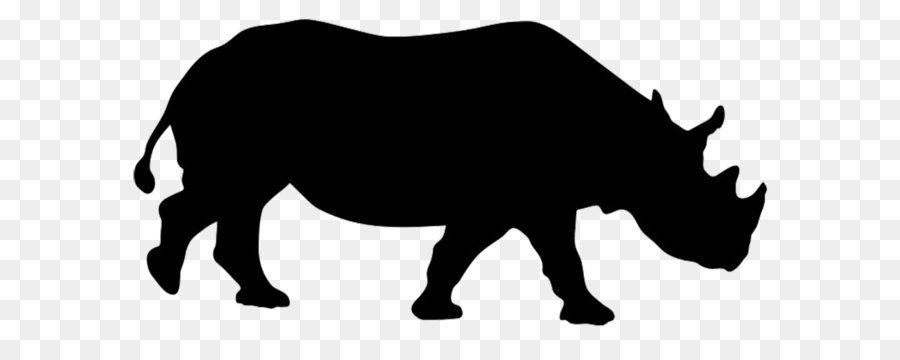 Rhinoceros Silhouette Animal Clip art - Rhino PNG png download - 1063*557 - Free Transparent Rhinoceros png Download.
