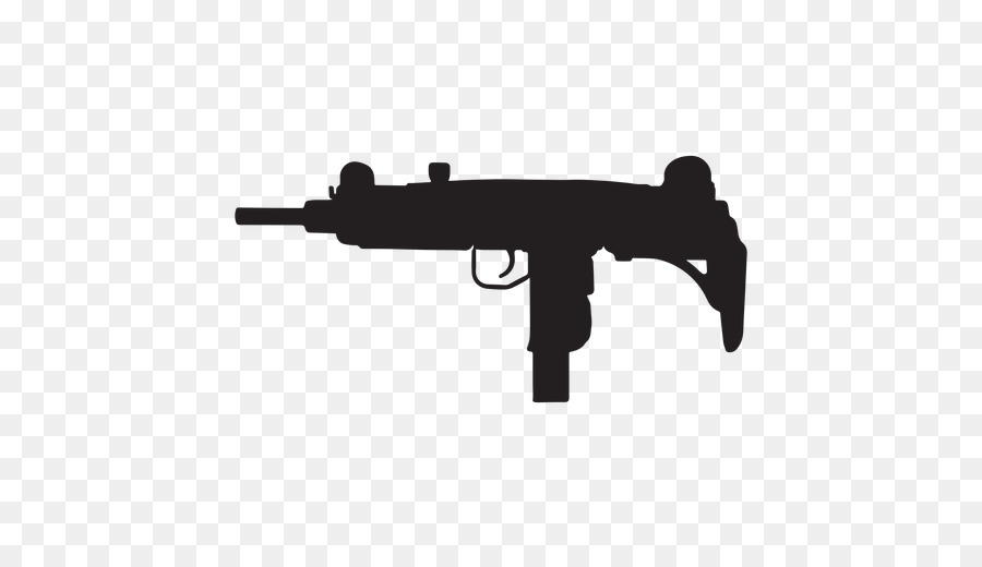 Uzi Firearm Submachine gun Clip art - pistol png download - 512*512 - Free Transparent  png Download.