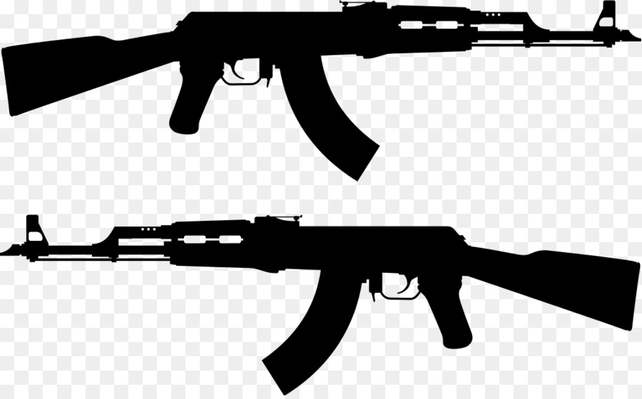 AK-47 Firearm Clip art - ak 47 png download - 1024*632 - Free Transparent  png Download.