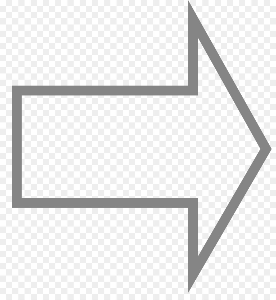 Triangle Area Rectangle - right arrow png download - 1120*1200 - Free Transparent Triangle png Download.