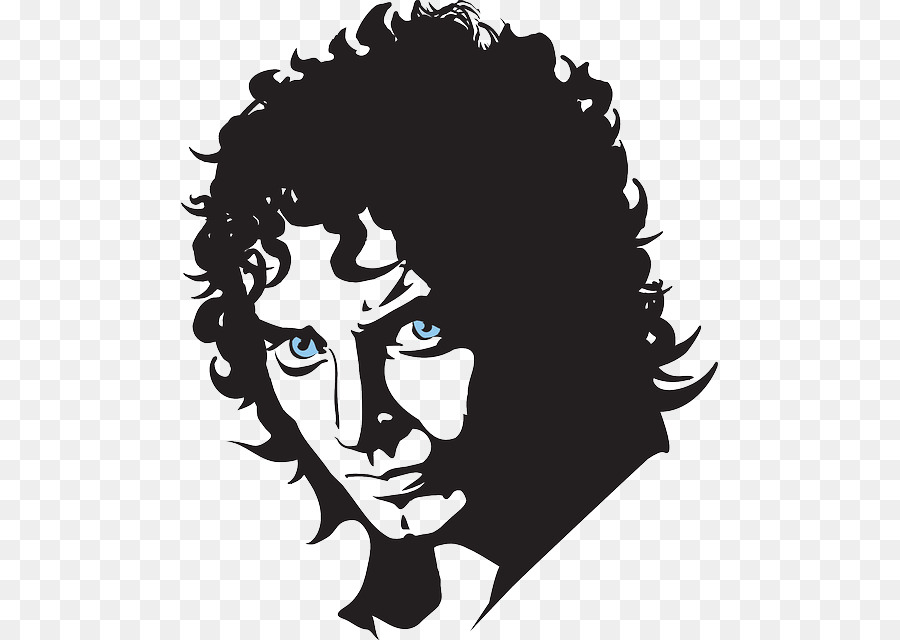 Frodo Baggins Bilbo Baggins Portrait - lord of the rings png download - 537*640 - Free Transparent  png Download.