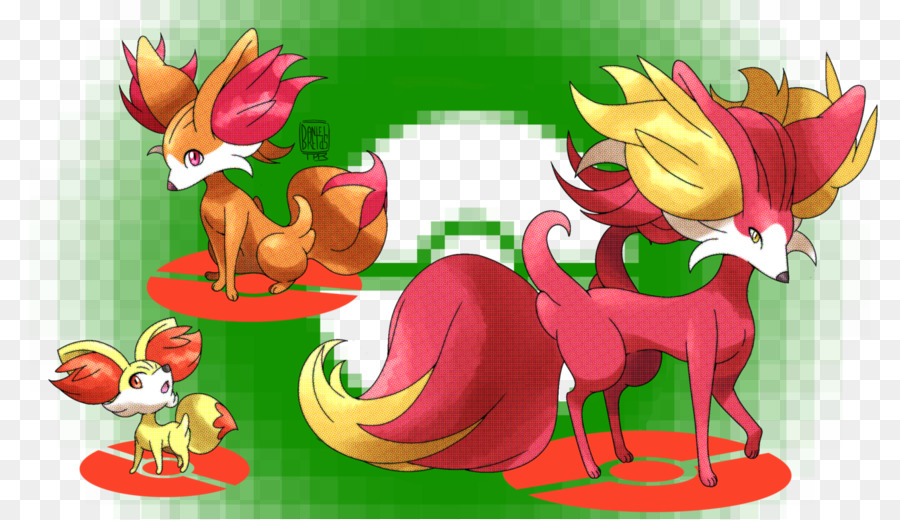 Pokémon X and Y Fennekin Froakie Chespin - topper png download - 1280*738 - Free Transparent Pokémon X And Y png Download.