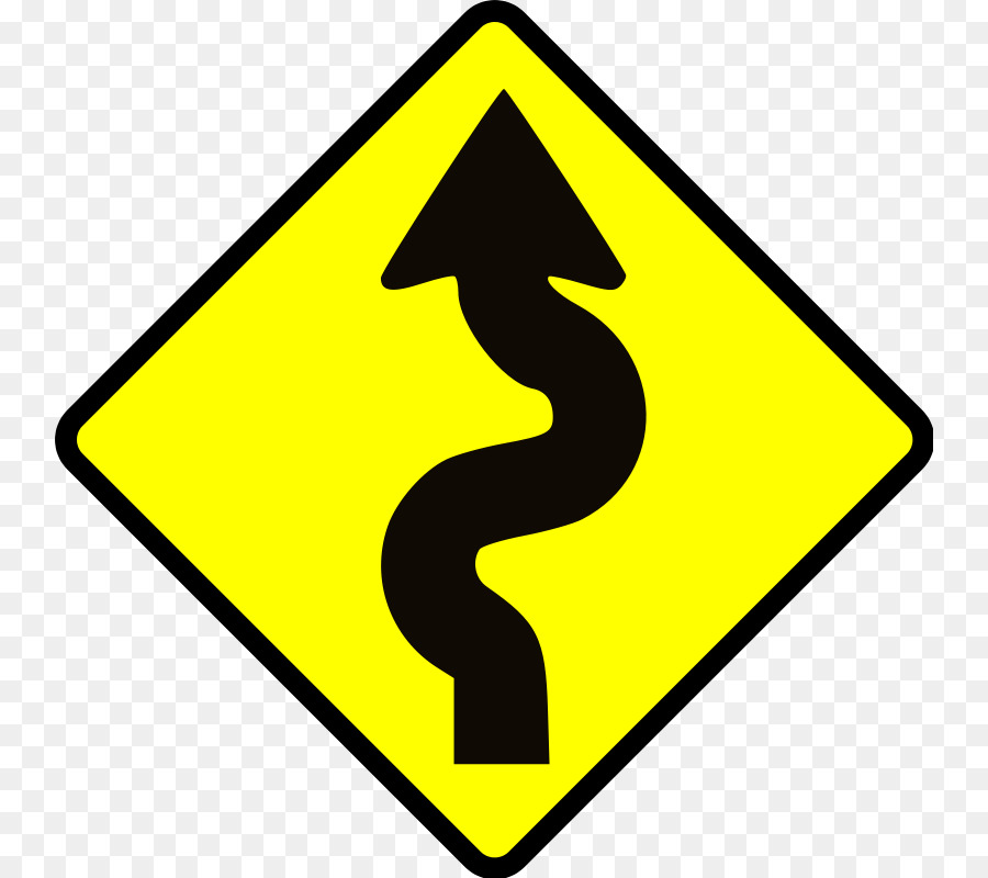 Road Traffic sign Clip art - Winding Road Clipart png download - 800*800 - Free Transparent Road png Download.