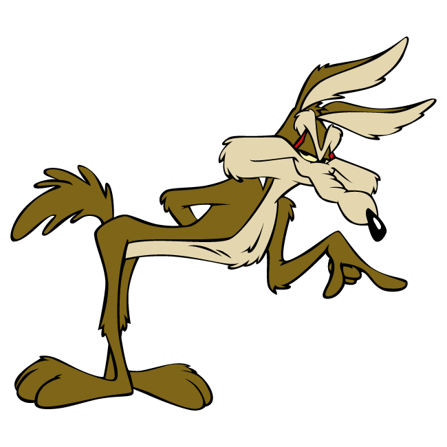 Wile E. Coyote and the Road Runner Cartoon Clip art - Wile Coyote png ...