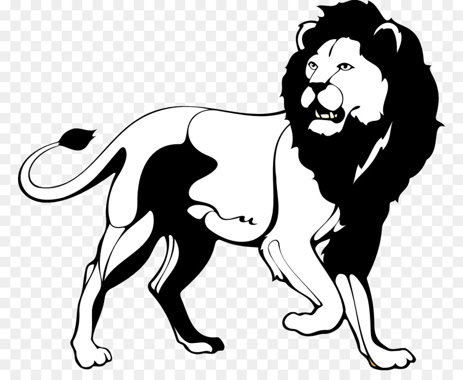 Lion Black and white Roar Clip art - Black Lion Cliparts png download - 830*721 - Free Transparent Lion png Download.